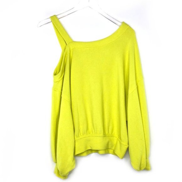 NWT FREE PEOPLE Flaunt It One-Shoulder Top #C06 - Picture 6 of 11